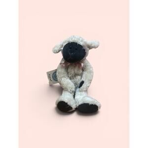 Boyd's Bears Violet Lamb Plush | Vintage with Original Tag Pink Ribbon